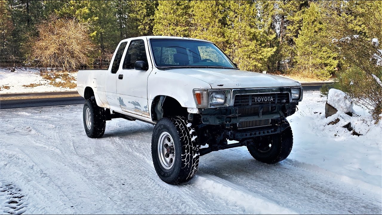 First Drive In The 3.4L Swapped Toyota Pickup!!