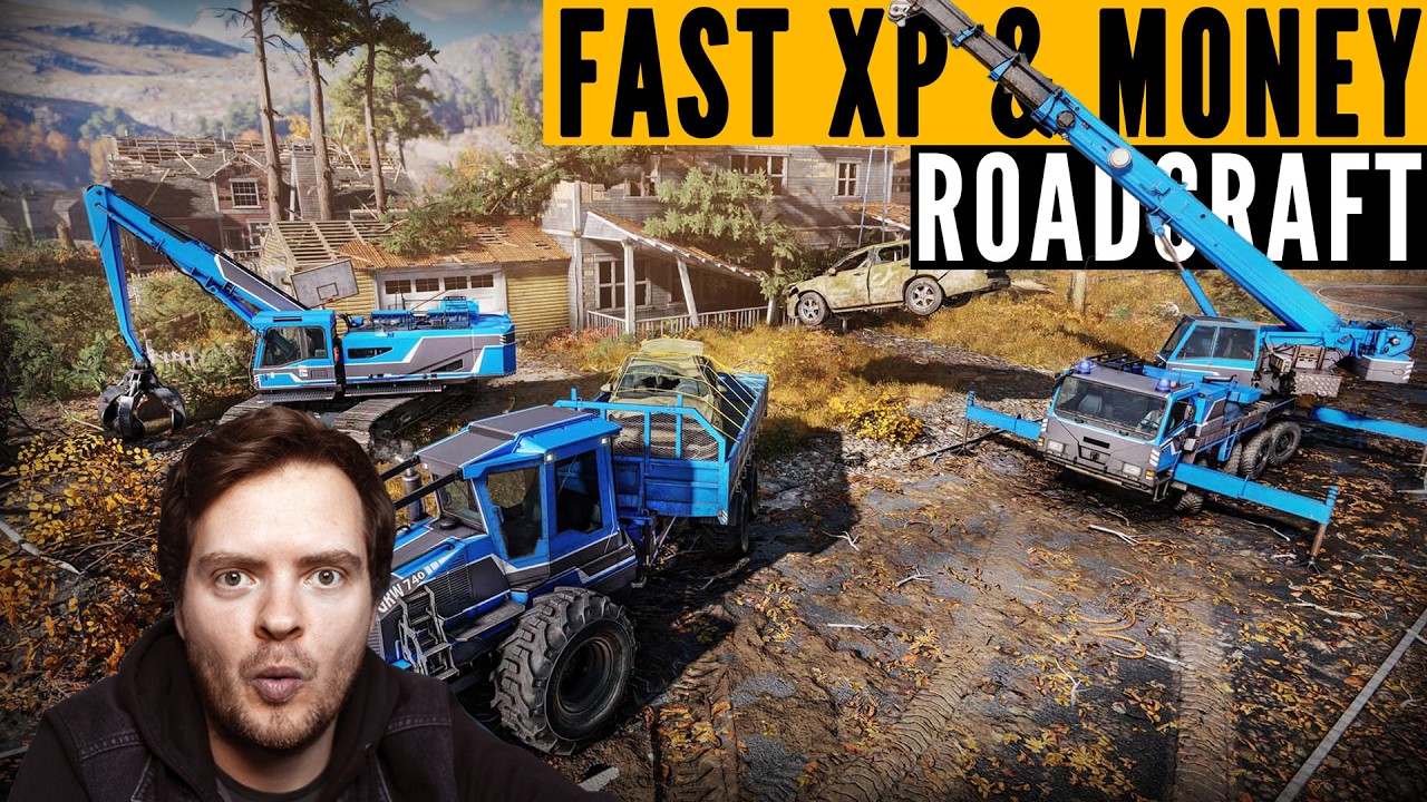 Легко и быстро получить опыт и деньги в RoadCraft