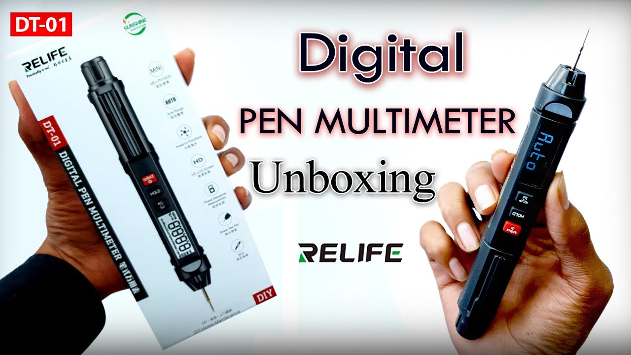 RELIFE 3 in 1 DT 01 Digital Multimeter Auto Intelligent#unboxing #FDMobile