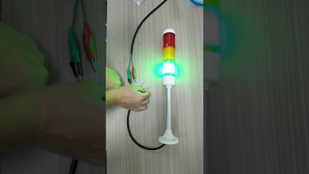 Signal Tower light #ledlights #smartphone #adjustablepowersupply #towerlight#stackballhighlights