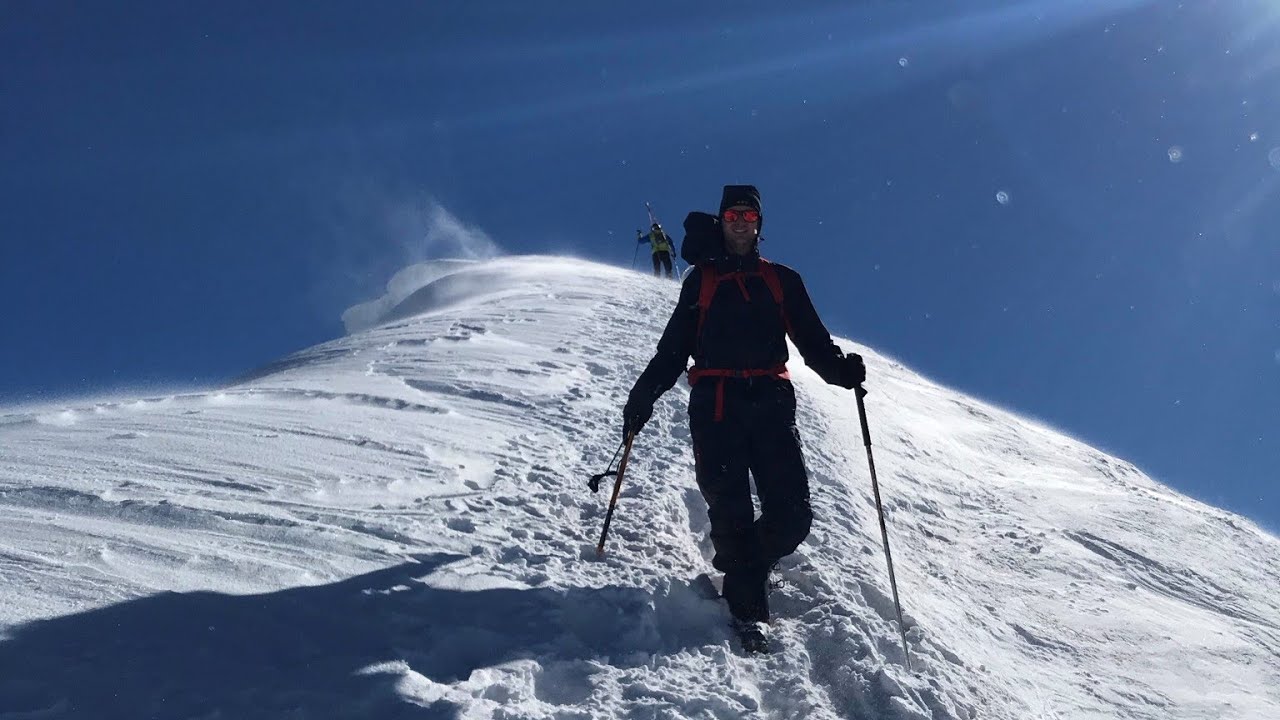 Ski rando Mont Charvin - couloir NE