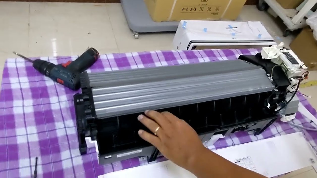 LG RAC AI Air, How to disassembly and Assembly indoor grill panel.