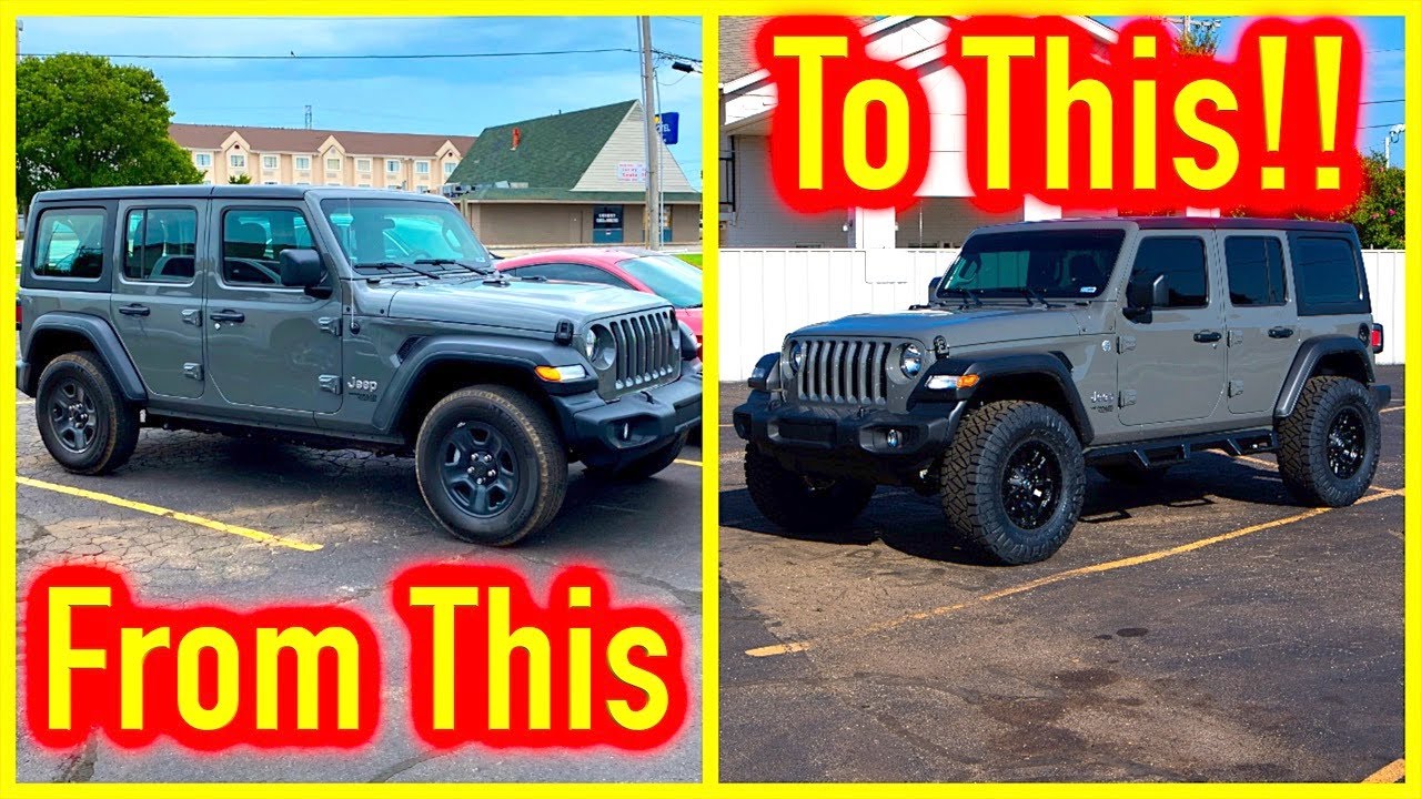 Brand New 2020 Jeep Wrangler BIG Upgrades at Line X Customs OKC!!