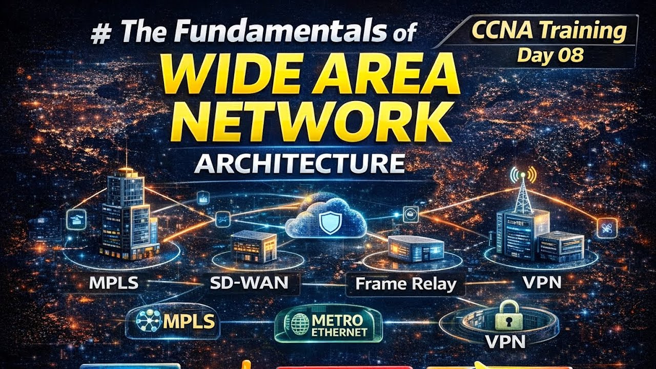 CCNA Training Day 08: The Fundamentals of Wide Area Network Architecture