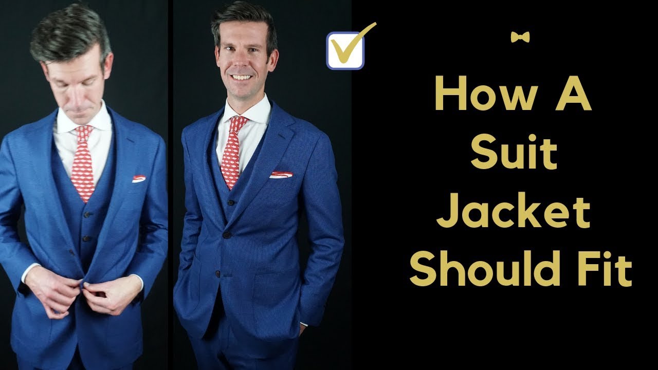 How Suit Jacket Should Fit