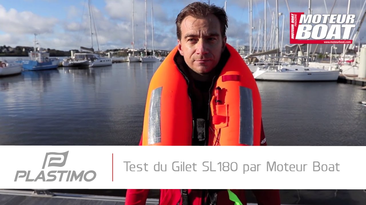 Plastimo | Test du Gilet de sauvetage SL 180 par Moteur Boat