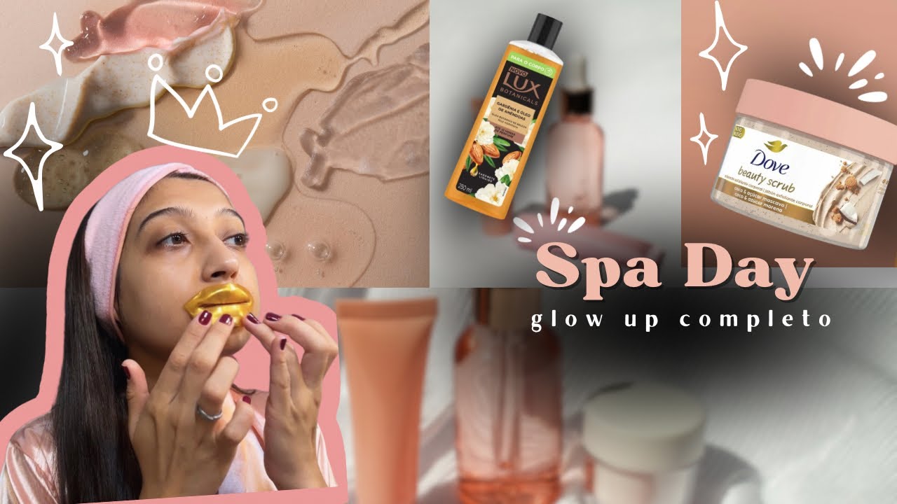 Primeiro Glow Up de 2026 🎀 | spa day completo, banho de lua, hidratação, unhas e skin care ✨