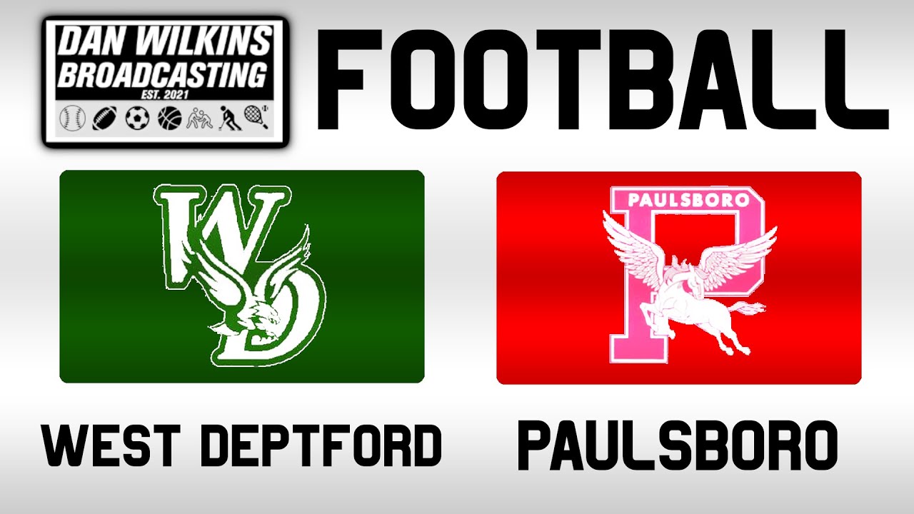 West Deptford Eagles @ Paulsboro Red Raiders (Football, 10/18/25)