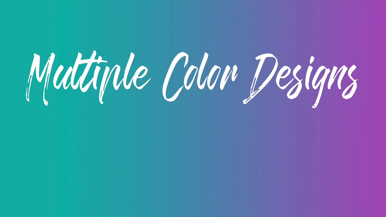 Using Multiple Color Designs in your Chalk Couture Projects!