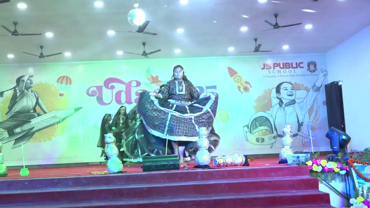 JSPS Udaan 2025 | Traditional Rajasthani Medley Dance by Girls