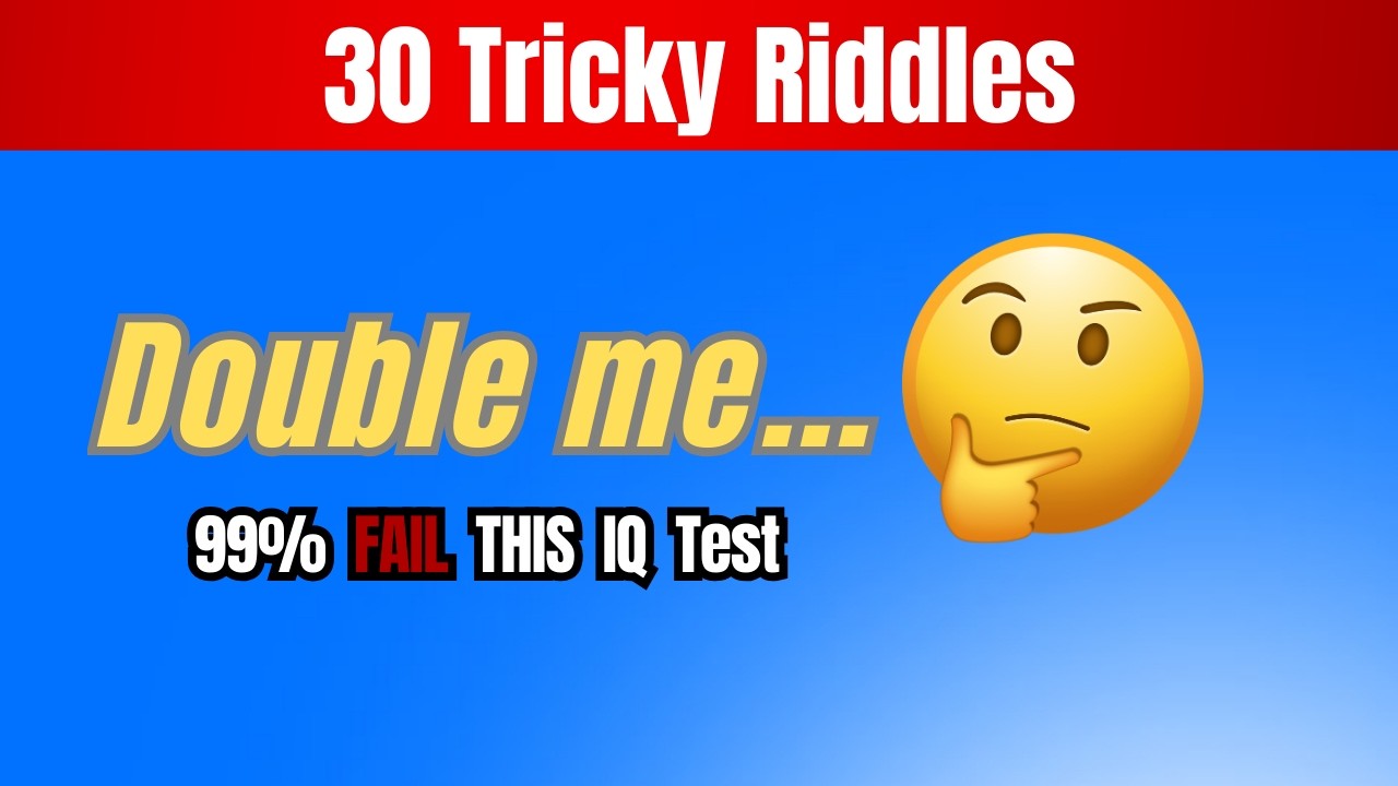 Can You Solve These 30 Tricky Math Riddles (Most People Fail)