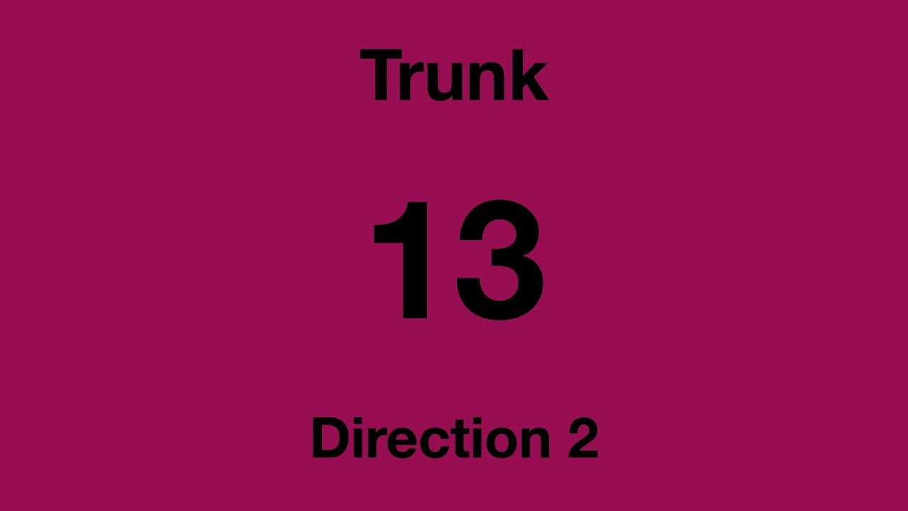 [SBS Transit] Trunk Bus Service 13 - Direction 2 Hyperlapse