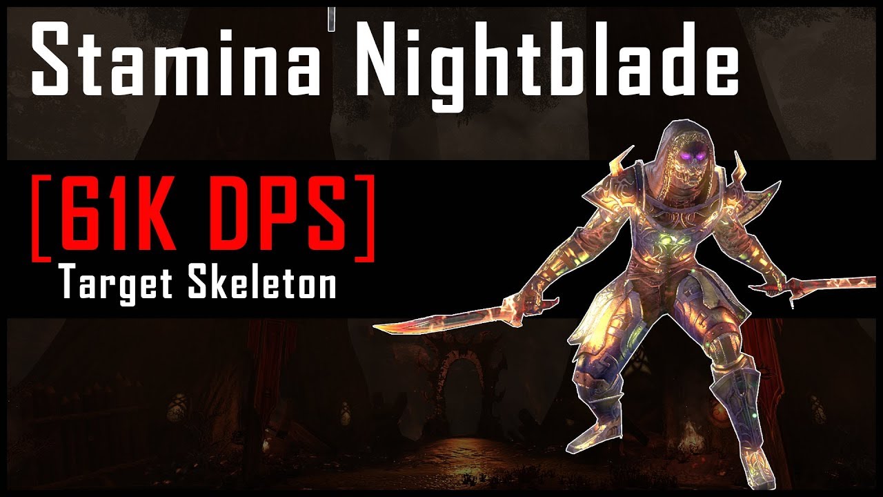Stamina Nightblade [61k DPS] on 6mil Target Dummy