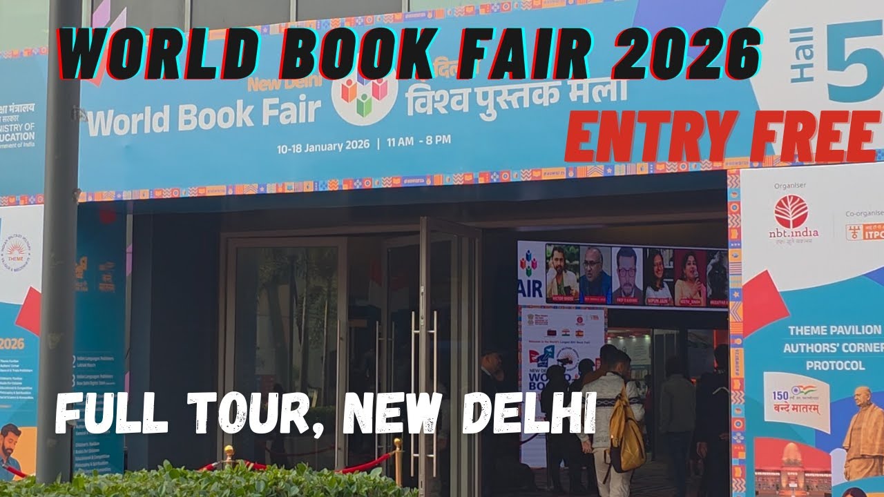 World Book Fair 2026 || Largest Book Fair || Pragati Maidan || NEW DELHI ||  Till 18th January 2026 
