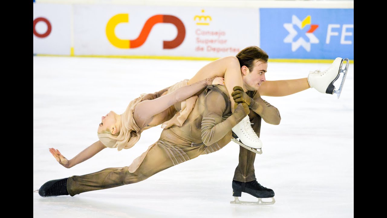 Danza libre de Olivia Smart & Tim Dieck en el campeonato de España absoluto 2024