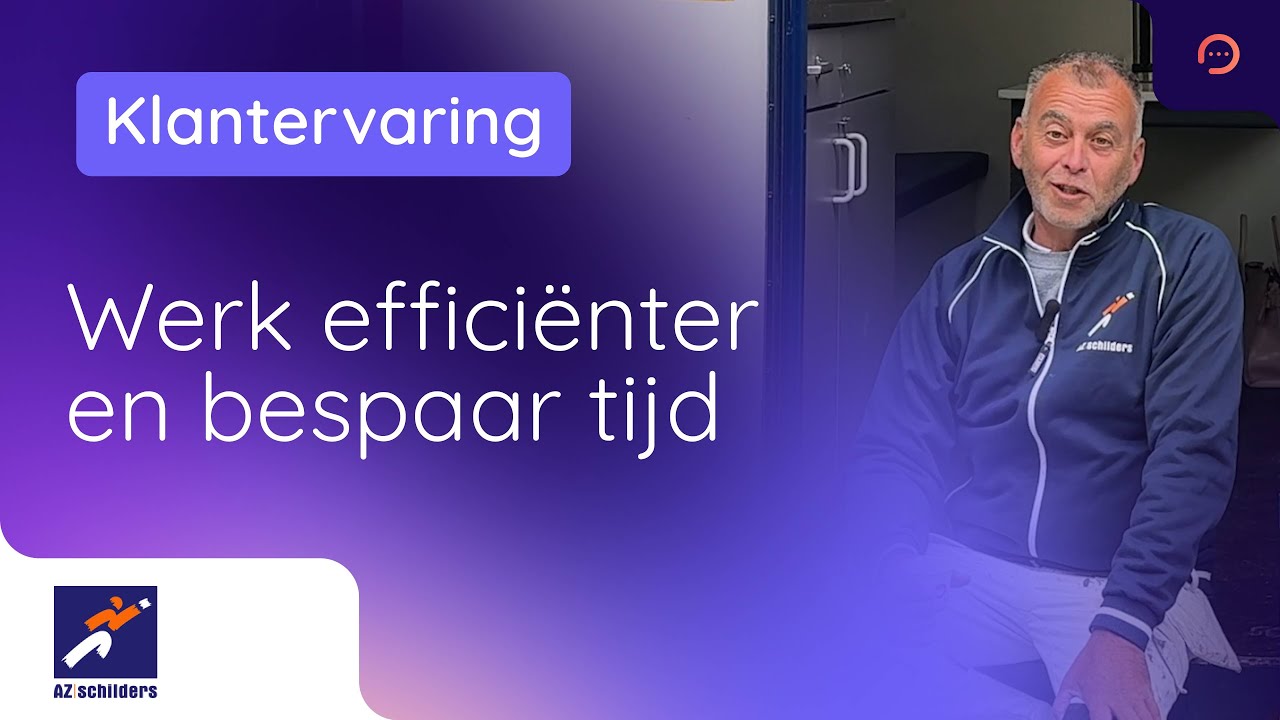 Werk effici&euml;nter en bespaar tijd met Woub | AZ Schilders (Onderhoud NL-lid) x Woub