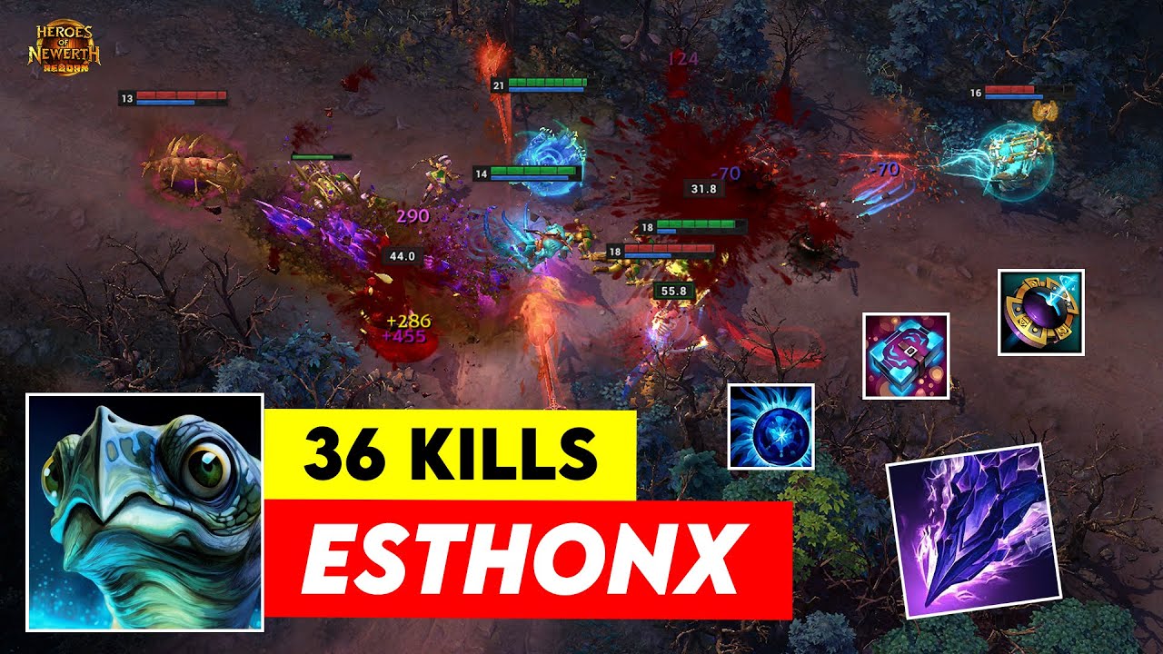 HON REBORN Bubbles Gameplay - EsthonX - 2166 MMR