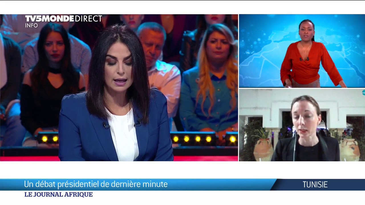 Tunisie : d&eacute;but du d&eacute;bat entre Nabil Karoui et Ka&iuml;s Saed - Election pr&eacute;sidentielle 2019