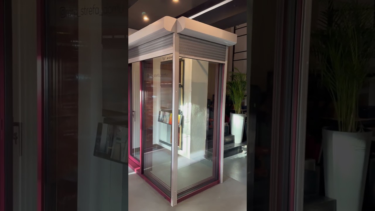 🟰 Inteligentne Rolety Bubendorff na oknie typu 𝙂𝙇𝘼𝙎𝙎 𝘾𝙊𝙍𝙉𝙀𝙍!