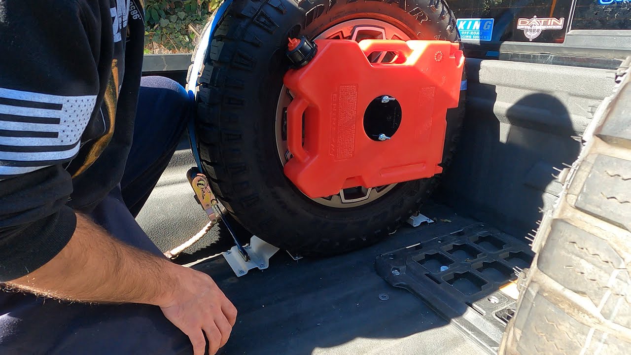 DIY Rotopax Mount | Adding Gas tanks to my tire setup