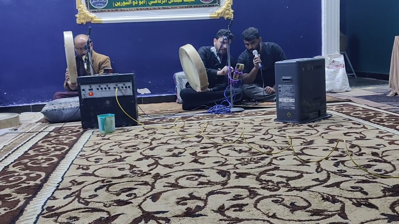 في تكية سيد عباس ( خليفة النوامس ) مديح ابو جاسم الدليمي قصيدة / يالسايكين الضعن تربيكم عيوني