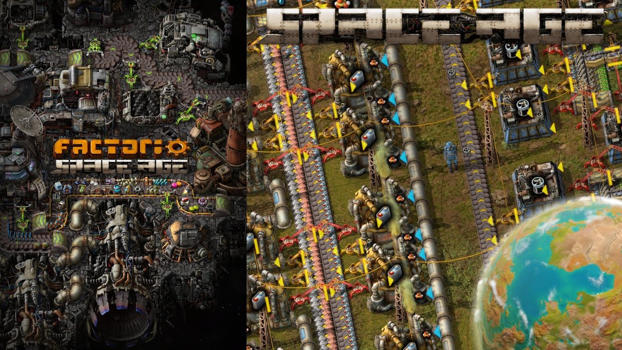Подождите, в Factorio теперь есть исследование космоса!? - Factorio Space Age