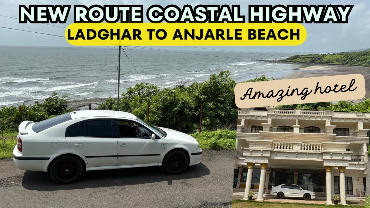 Best route for Konkan roadtrip 😍 | Ladghar to Anjarle beach | Konkan tourist places