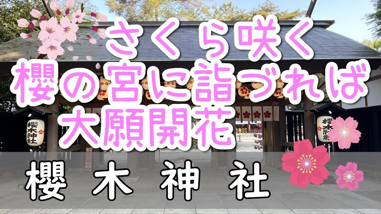 【櫻木神社】コナラの福龍🐉やさくら🌸の名所！