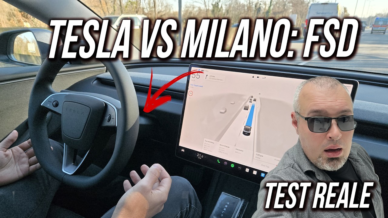 Tesla FSD Supervisionato: la prova in Italia (e dove si &egrave; fermata)