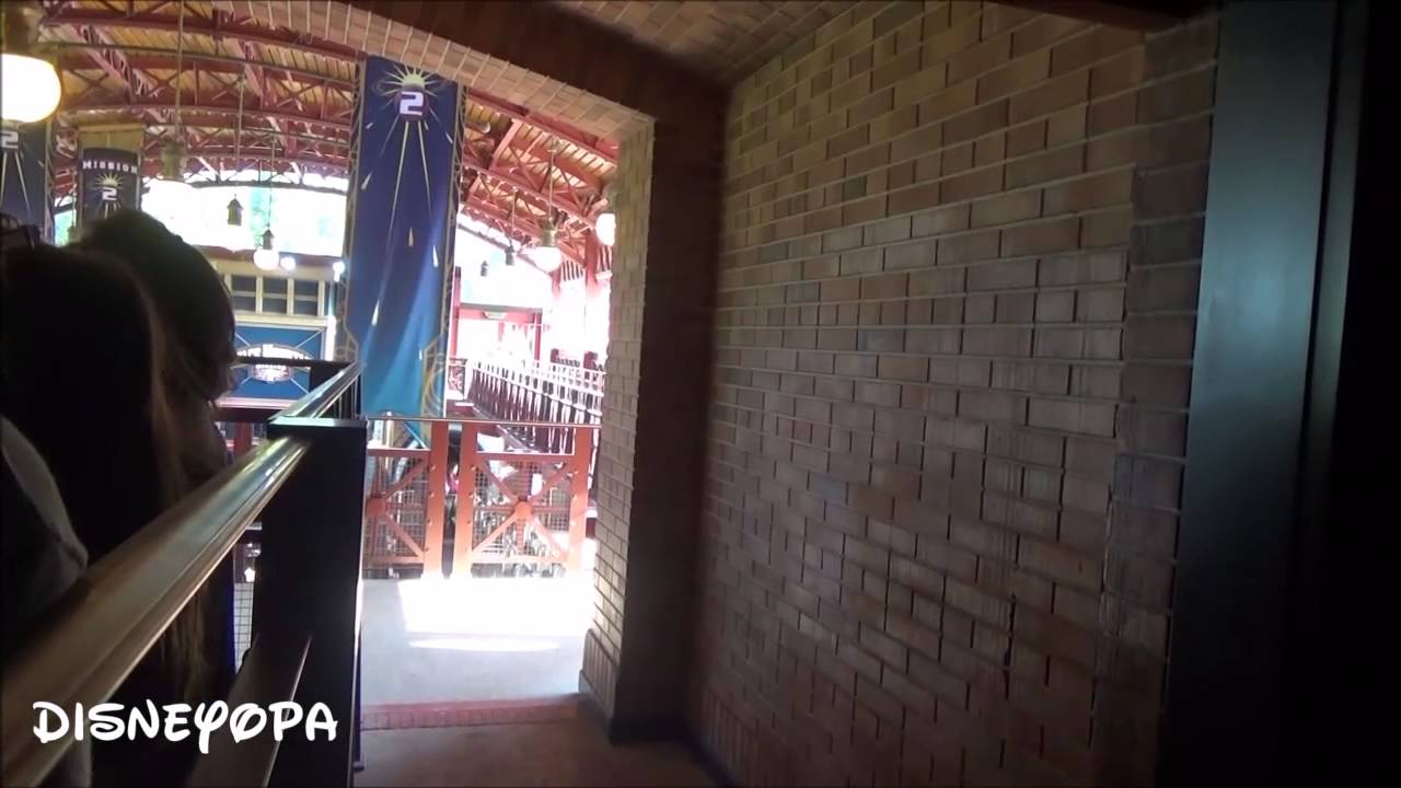 Disneyland Paris Space Mountain Mission 2 onride Discoveryland DisneyOpa