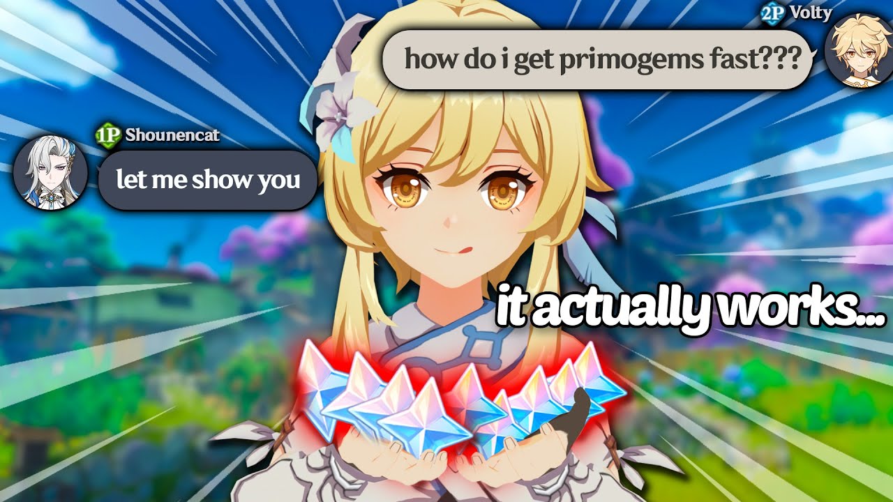 I Asked Genshin Co-op Players their SECRET Primogems Tips