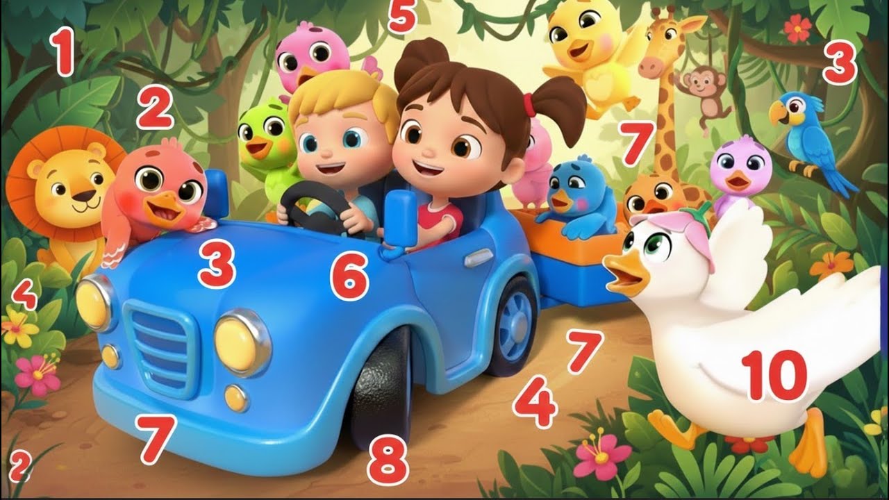 Counting Animals Song | Lalafun Nursery Rhymes & Kids Songs