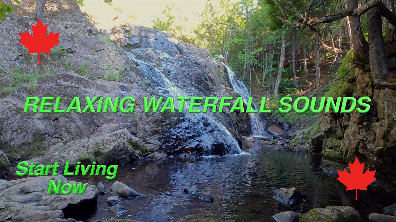 🇨🇦Relaxing Moss Glen Waterfalls Summer | Kingston Peninsula Kennebecasis River New Brunswick🇨🇦