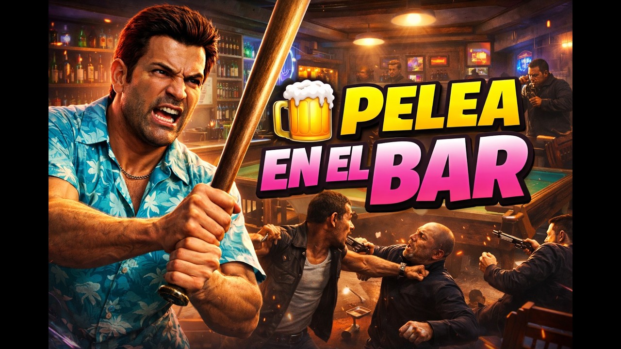 💥 La misión más loca en Vice City: Pelea en el Bar