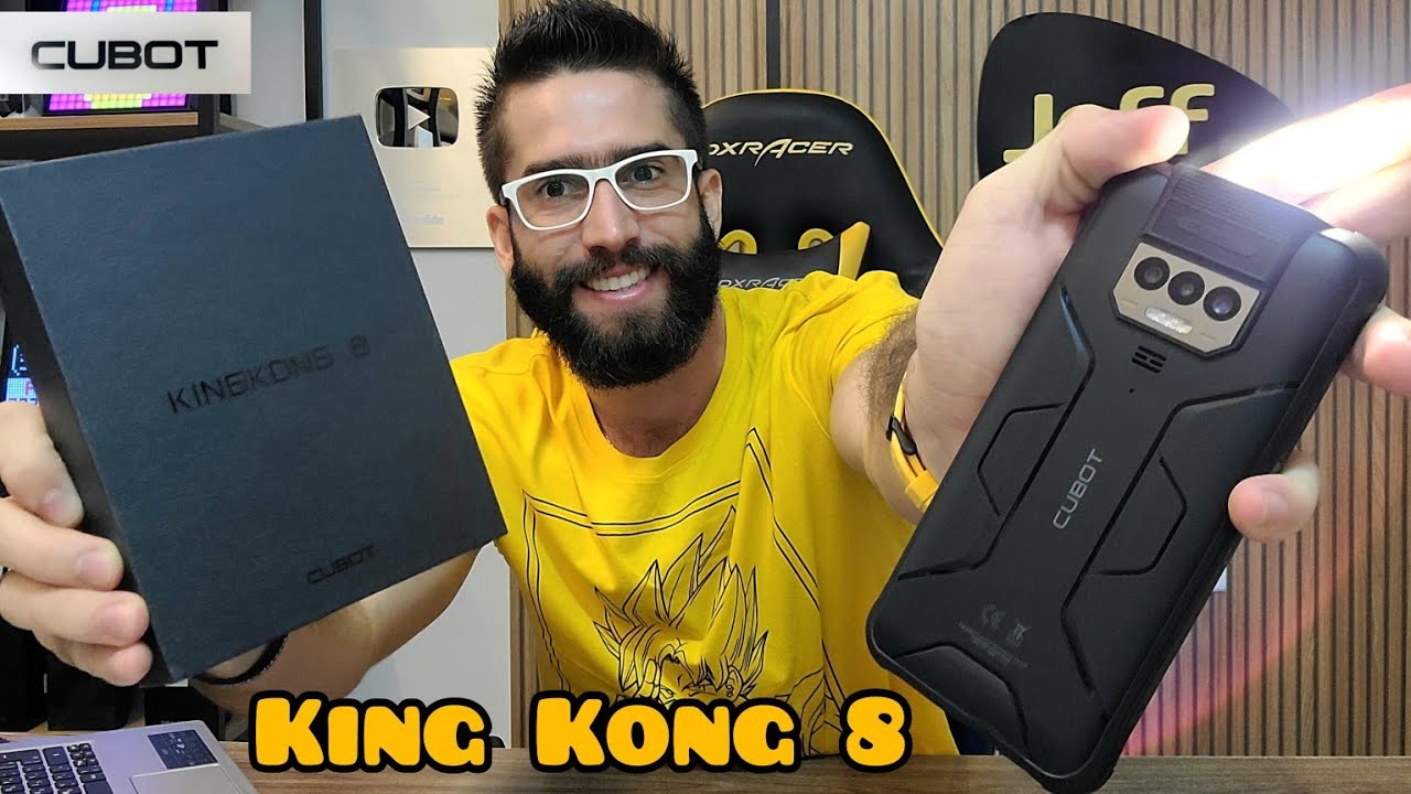 CUBOT KING KONG 8 12GB/256GB: SMARTPHONE Parrudo com Super LANTERNA e Bateria de 10.600 Mah!