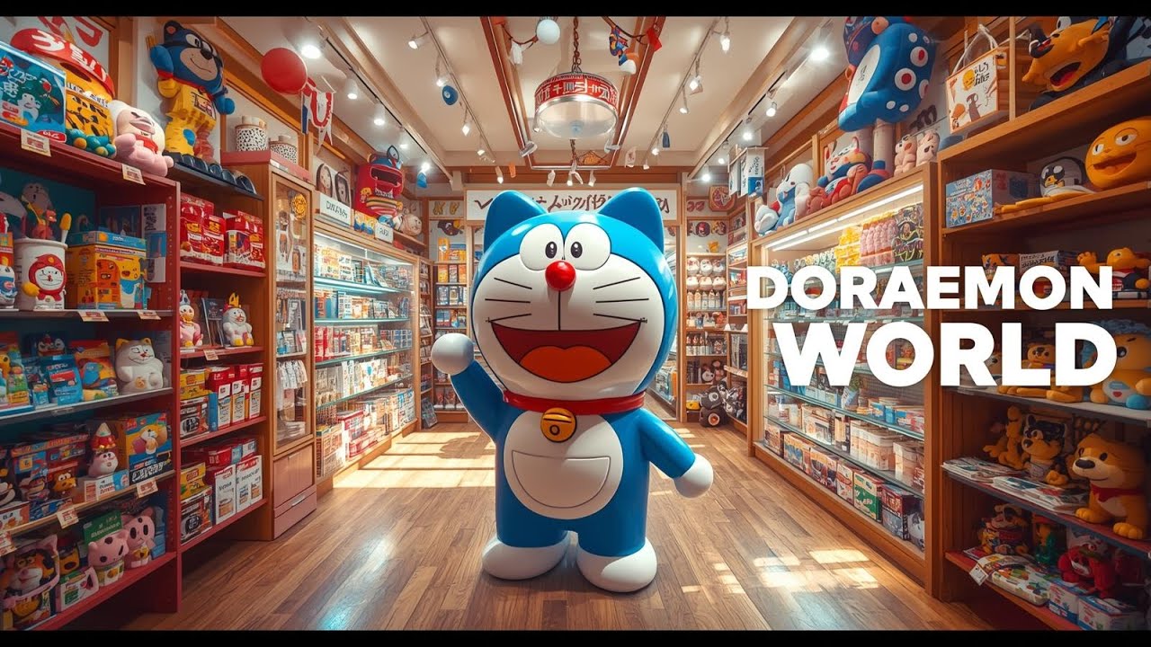 Exploring the Magical World of Doraemon A Museum Shop Adventure | JAPAN 🇯🇵