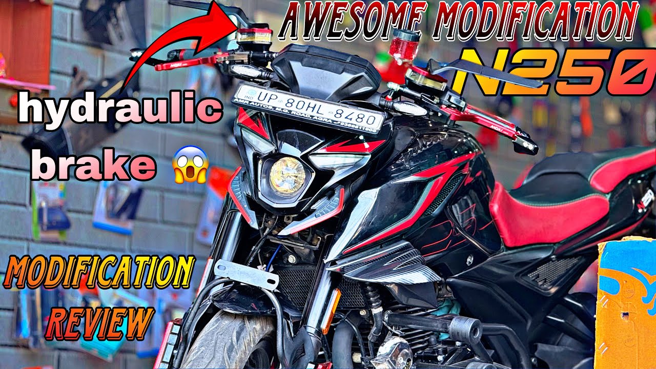 Bajaj pulsar N250 full modified review😲