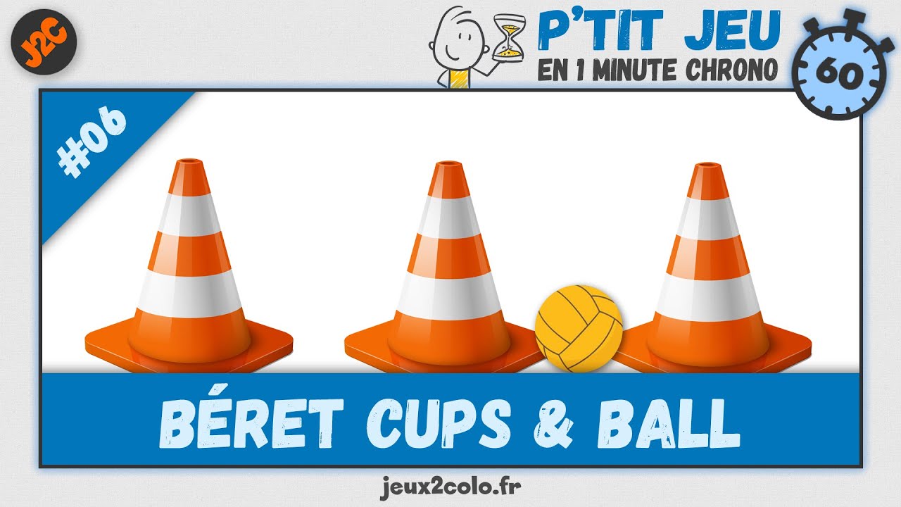 Béret Cups & Ball | Petit jeu de colo