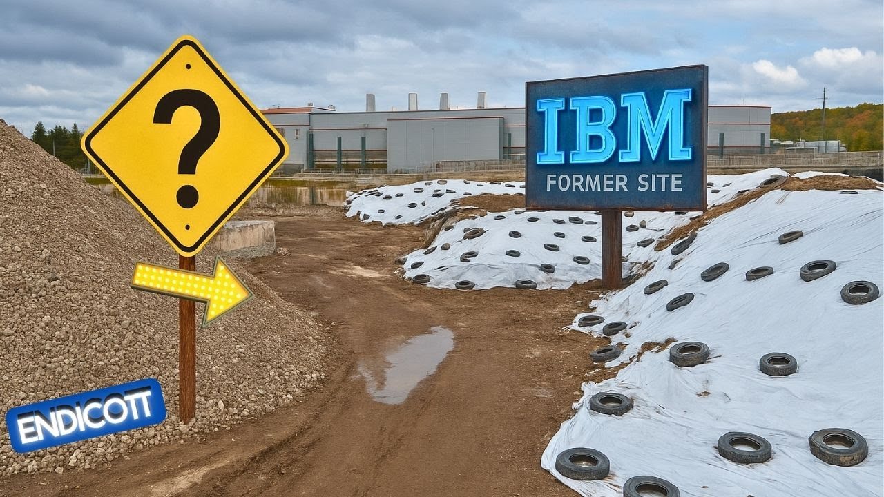 Что под брезентом? «Тайна» бывшего кампуса IBM в Эндикотте