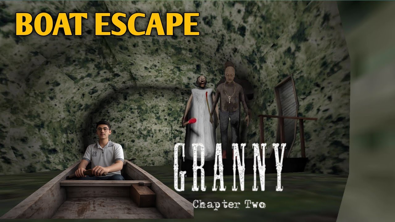 FINALLY I BOAT ESCAPE FROM GRANNY AND GRANDPA'S HOUSE |GRANNY CHAPTER TWO 