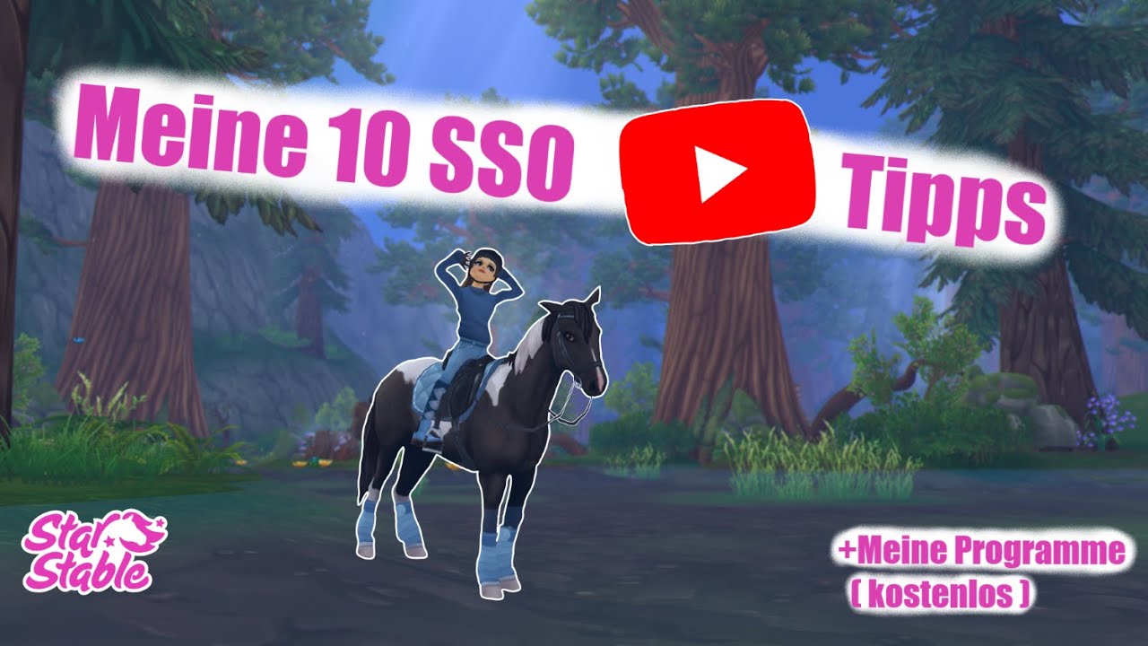Meine Top 10 SSO YouTube Tipps 👍 + Meine Programme /SSO/Aleah Mclion