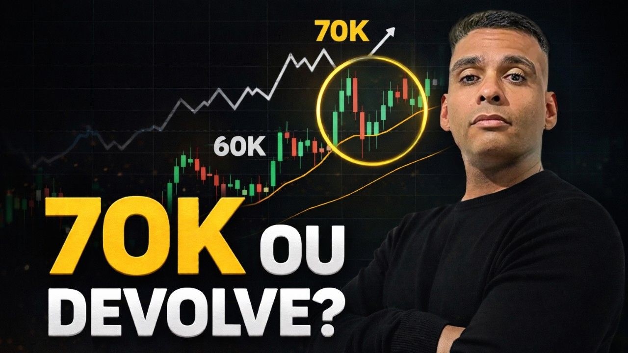 🔴Bitcoin vai romper os 70k ou devolver toda a alta?🔴
