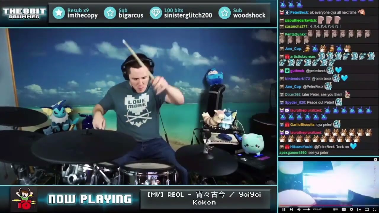 The8BitDrummer plays 宵々古今 / YoiYoi Kokon by Reol