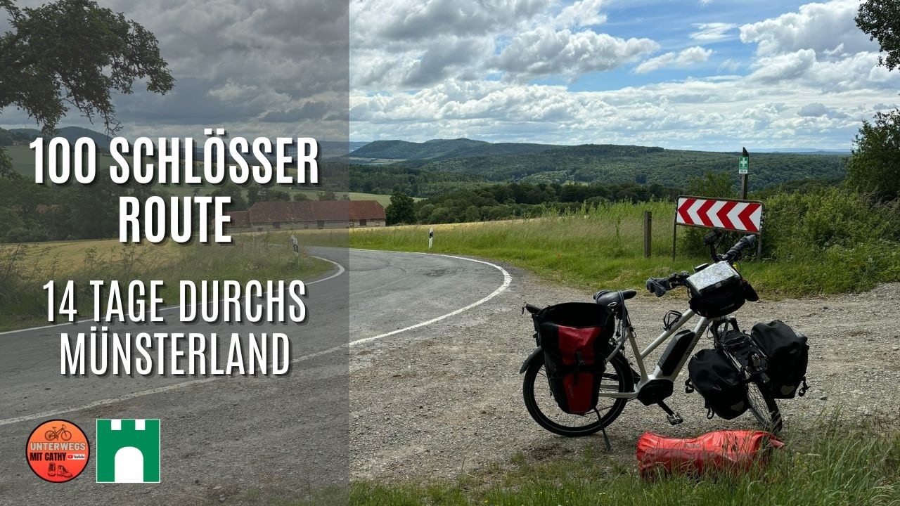 🚴🏻‍♀️⛺️ 100-Schlösser-Route, völlige Entschleunigung, Radreise, Bikepacking #1