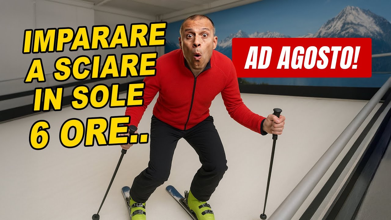 Imparare a sciare in sole 6 ore&hellip; ad AGOSTO! ⛷️ La pista indoor che non ti aspetti.