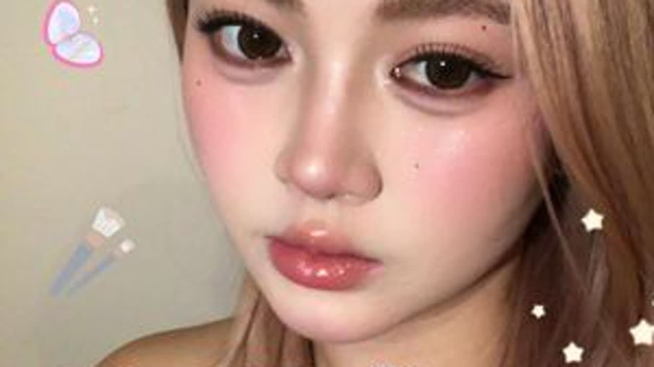 阔面脸也能化的上镜水光韩妆（催眠版）