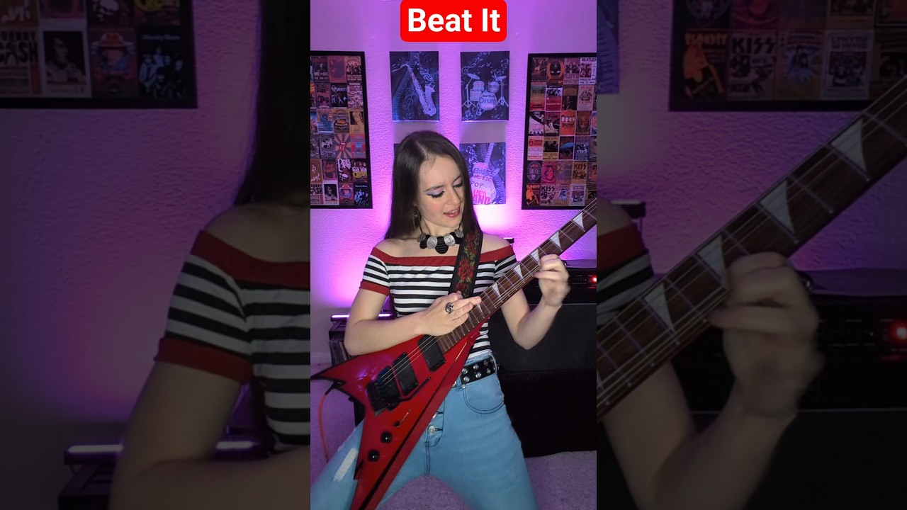 Michael Jackson's "Beat It" Eddie Van Halen Guitar Solo 
