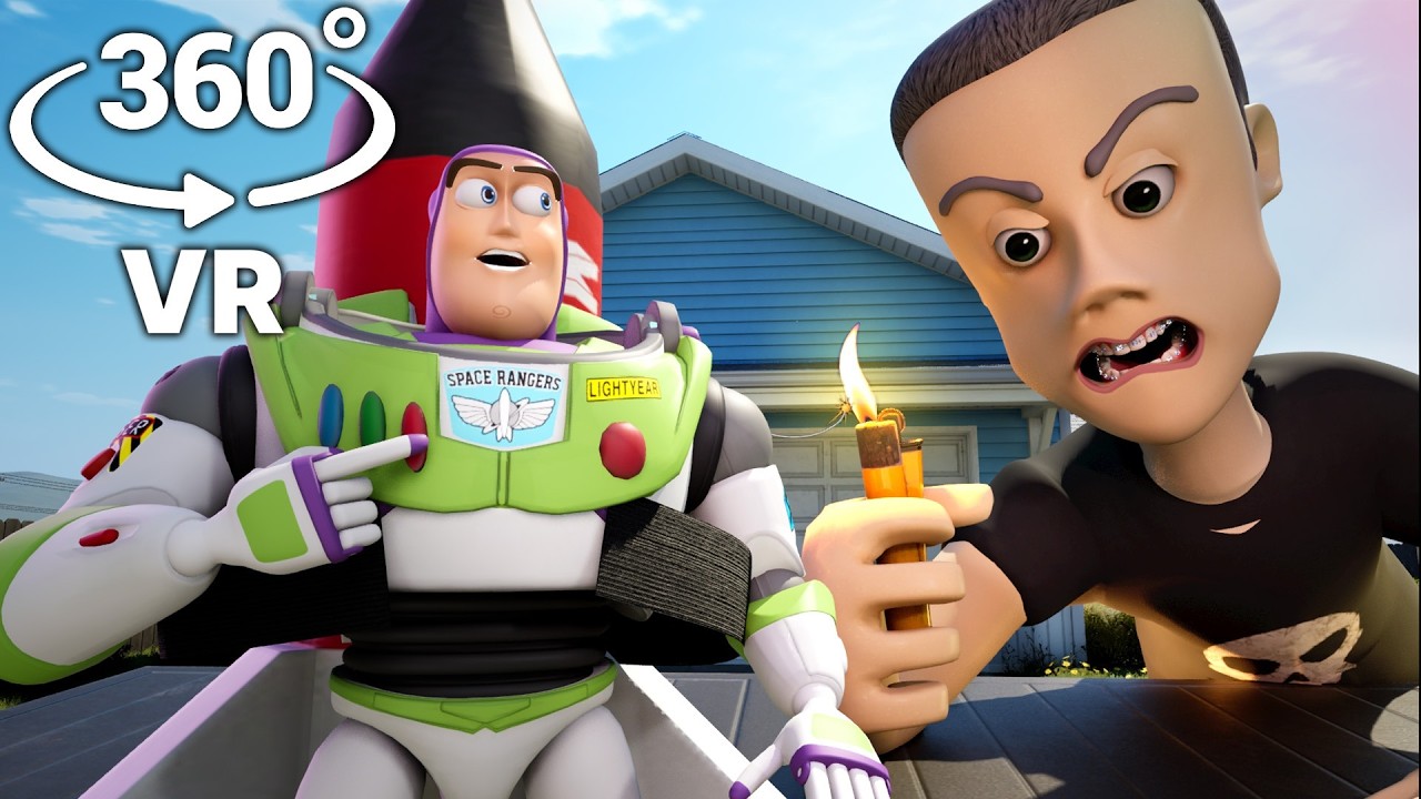 TOY STORY 360&deg; VR - Sids Rocket Failure!