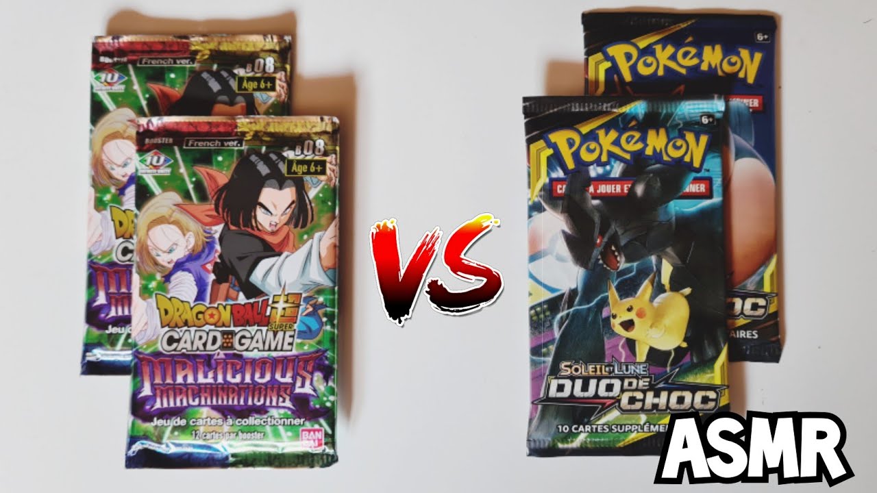 [Duel D'ouverture]  Pokemon versus DragonBall Super CardGame ~ ASMR