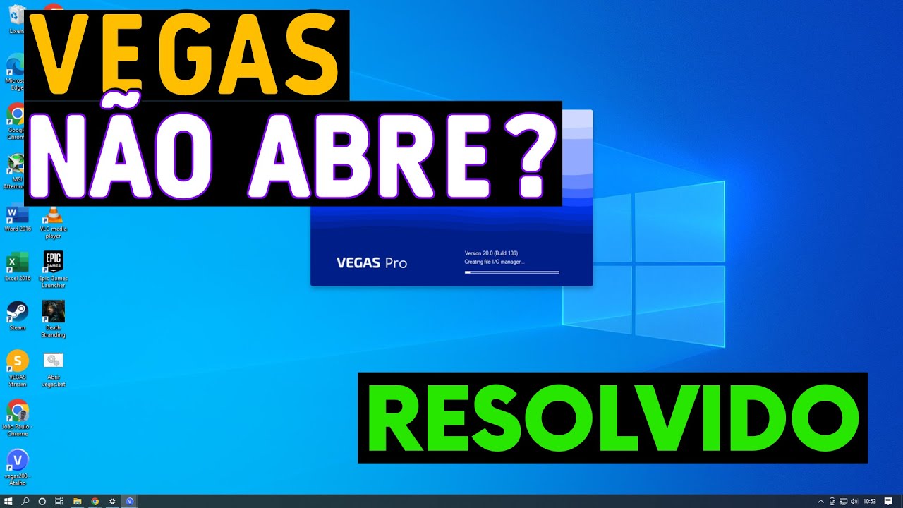 SOLU&Ccedil;&Atilde;O Vegas n&atilde;o abre 2023 Vegas 20 vegas 19 vegas18 vegas17